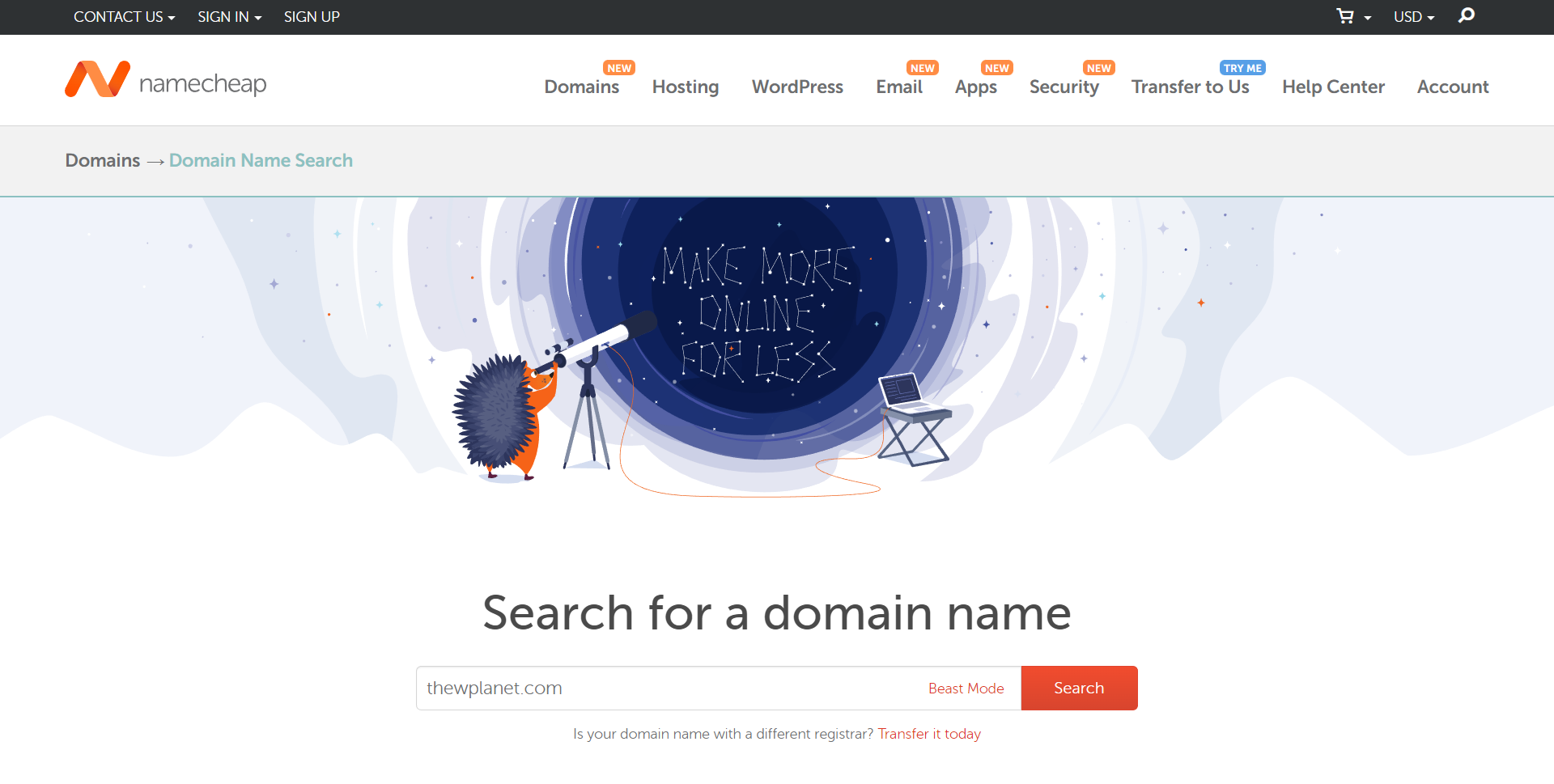 Domain Name Selection in On-Page SEO