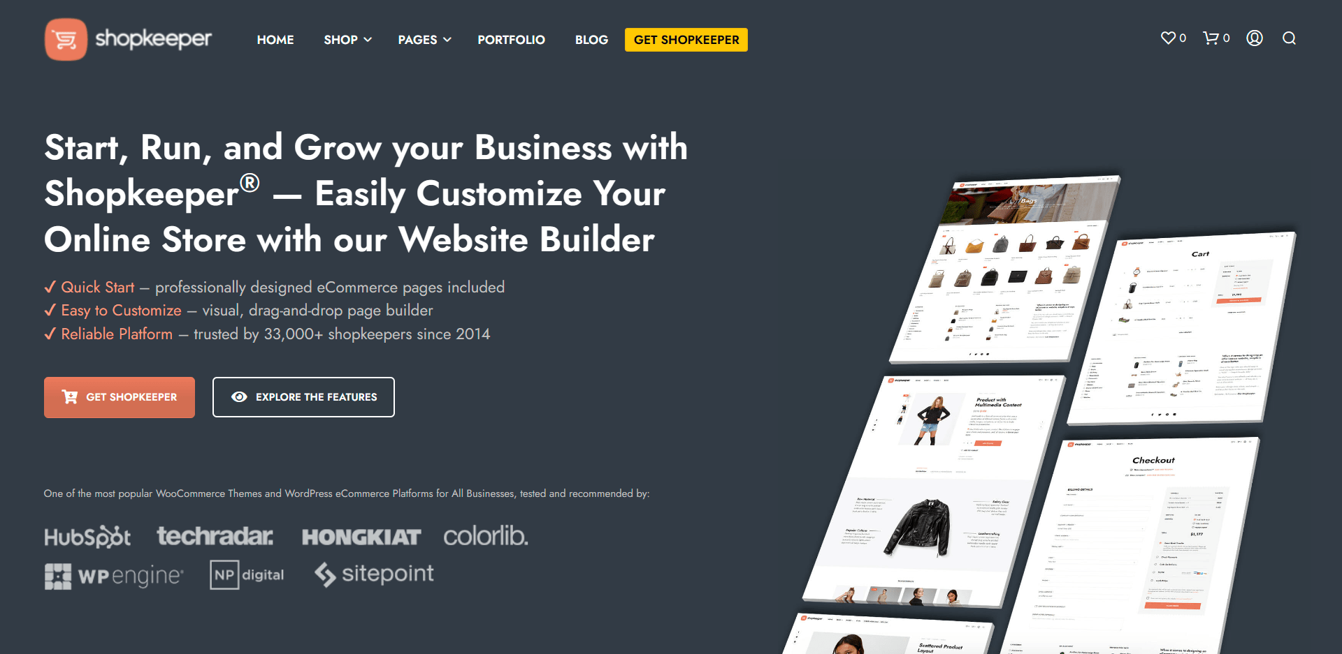 Shopkeeper - premium WordPress theme that's perfect for e-commerce websites